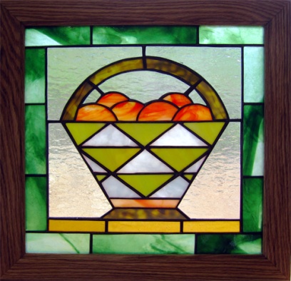 W- 433 Quilt Squares-Stained Glass Window - Terraza Stained Glass